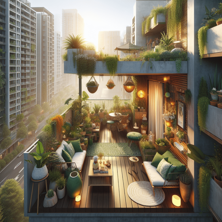 Creating a Oasis on Your Balcony