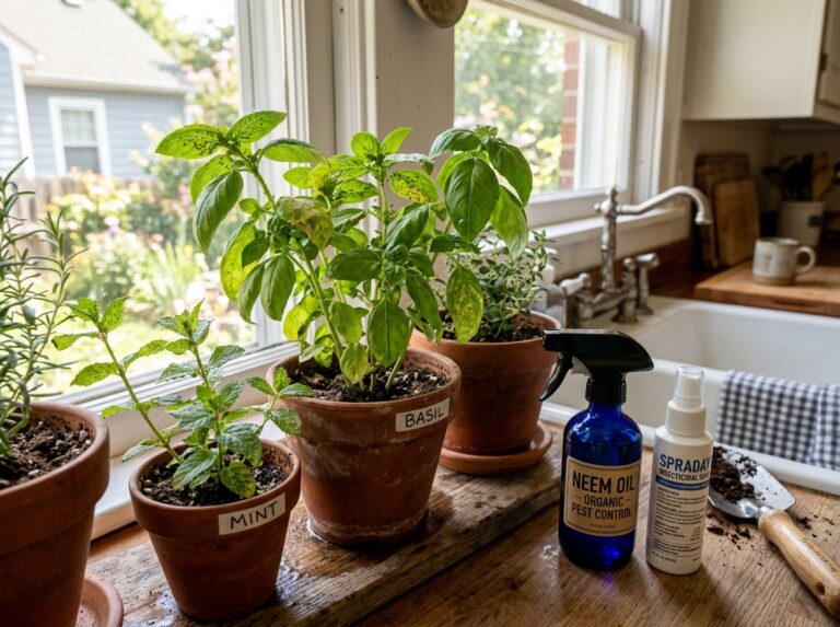 indoor herbs pest management