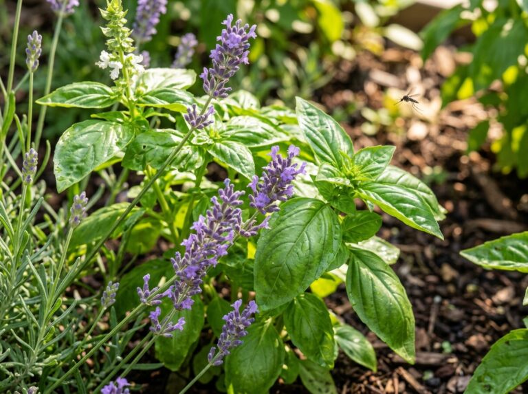 basil lavender bug repellent