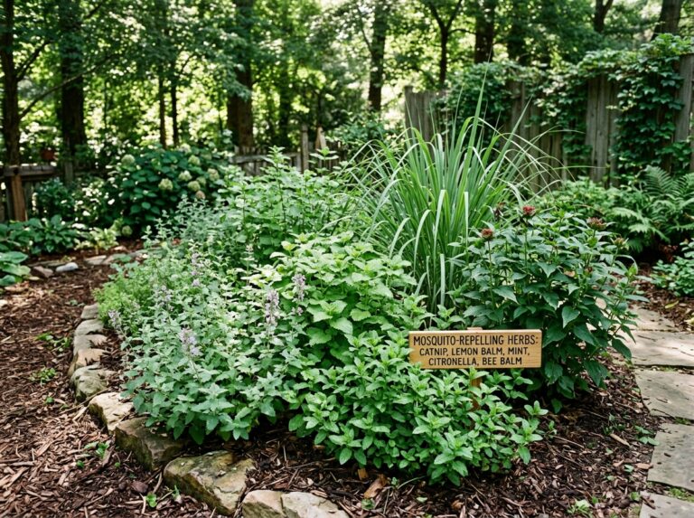 mosquito repelling plants for shade