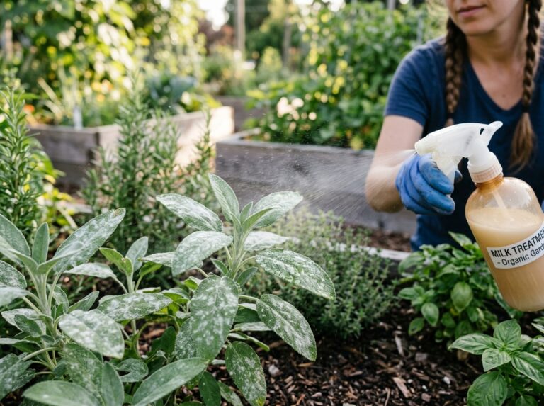 milk spray powdery mildew